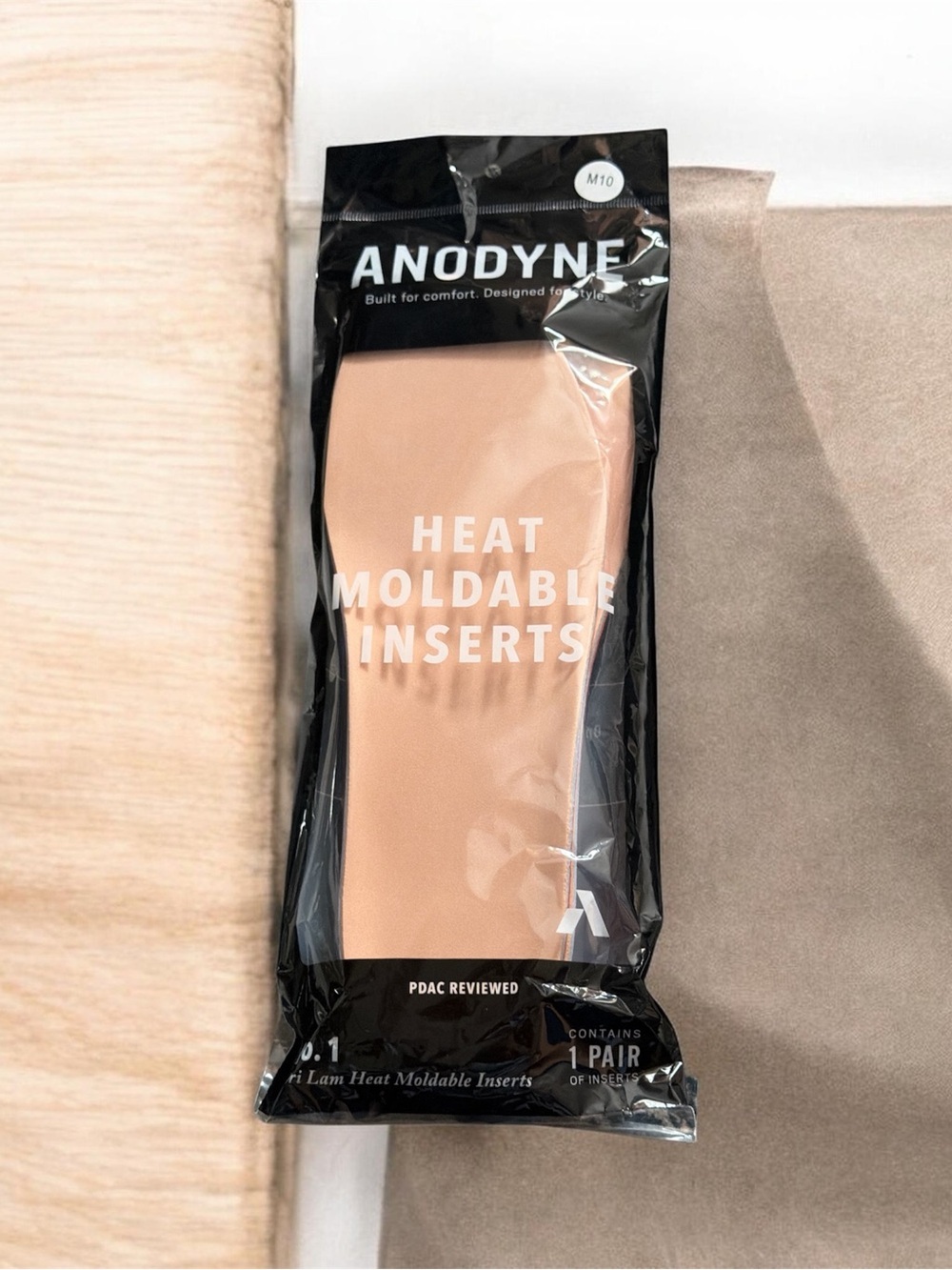 Anodyne Heat Moldable Inserts โ Tan